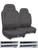PRP 03-06 Jeep Wrangler TJ Enduro High Back Reclining Suspension Seats Kit - Gray (Pair) - A130110-C24-54 Photo - Primary