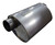 Kooks 3in Oval Offset/Offset (Same Side) Muffler 14in Long Body Stainless Steel - MUF-014