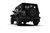 Rally Armor 2018+ Jeep Wrangler Rubicon JL Black UR Mud Flap w/ Metallic Black Logo - MF124-UR-BLK-MBK User 1