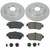 Power Stop 18-19 Nissan Leaf Rear Z17 Evolution Geomet Coated Brake Kit - CRK8313