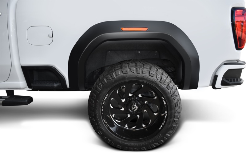 Buy Bushwacker 20-21 GMC Sierra HD 2500/3500 Extend-A-Fender Style Flares  2pc Rear - Black - 40160-02 for 313.94 at Armageddon Turbo u0026 Performance