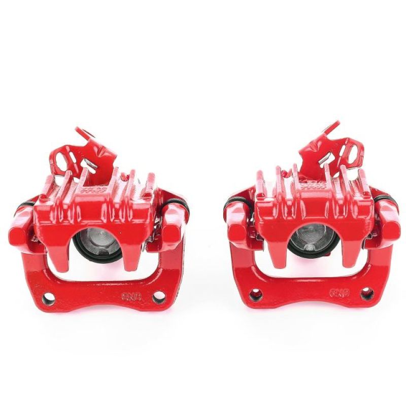 Buy Power Stop 10-13 Audi A3 Rear Red Calipers w/Brackets - Pair