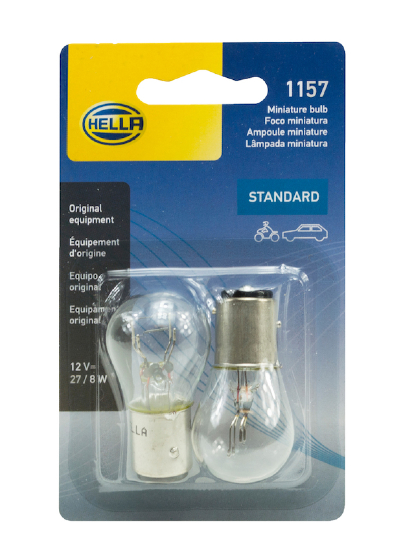 Hella 1157TB Bulb 1157 12v 27/8w Ba9s S8 (2) | THMotorsports