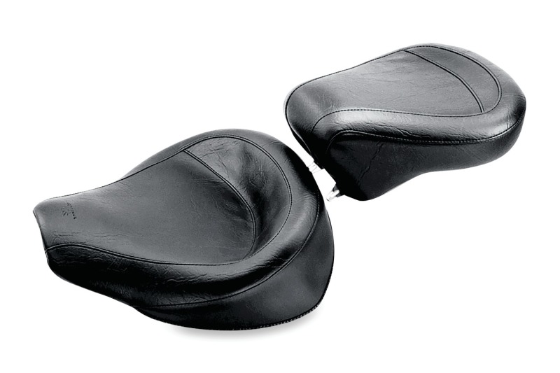 椅子 ua Get Mustang 58-84 Harley FX/FL Wide Touring Passenger Seat - Black