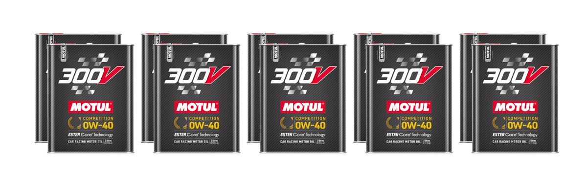 Motul 300V Competition 0W-40 Ester Core Engine Oil – 2 Liters