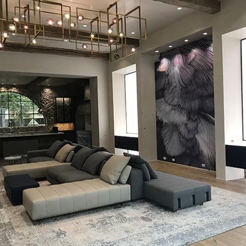 Houston Area Backlit White Quartz LED Backlighting