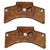 Kolstrand Brake Shoes with Lining for Nylon Gurdy - One Set for One Spool 