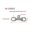 Kolstrand Galvanized Stabilizer Double Swivel - 5/8 Inch