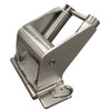 Kolstrand 'CAPTURED-5' RAIL-MOUNT Flip-Style STAINLESS STEEL Seine Davit Roller Assembly WITH FLIP-TYPE LOCKING CONTAINMENT BAR