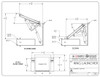 InMac-Kolstrand 7 X 7 Double-acting KING POT LAUNCHER Dimensional Drawing