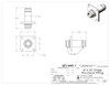 #16 JIC Full Coupling Thru-Deck Fitting