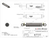 Kolstrand 6" Vanging Pull-Shock-Drawing with Dimensions