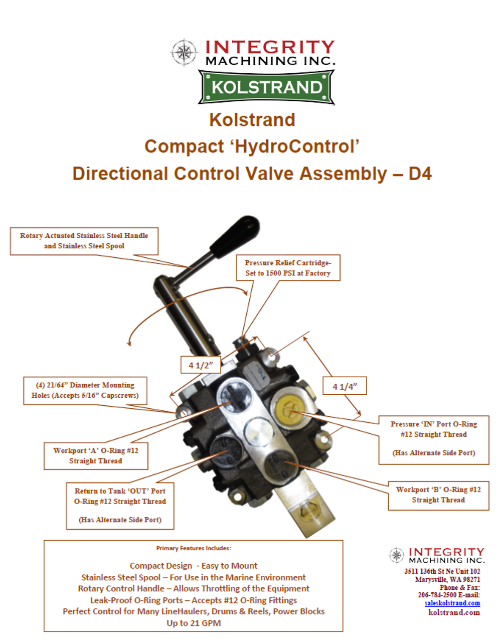 Kolstrand 16 Inch Power Block with Vulcanized Rubber Sheave