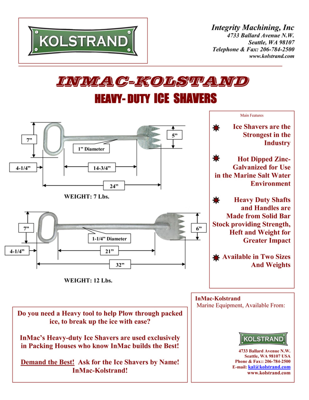 Catalog Sheet