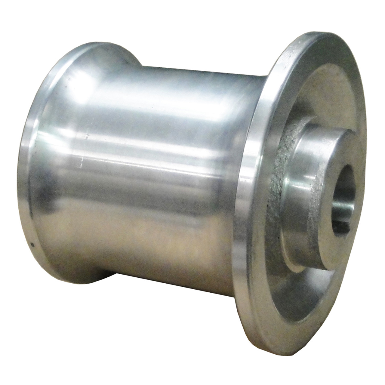 Kolstrand 4 Inch Aluminum capstan with 1-1/4 inch bore and 5/16 Inch keyway dimensional information