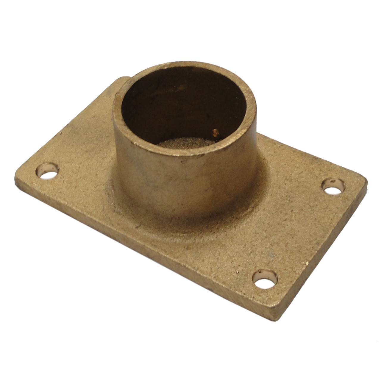 Kolstrand Heavy-Duty Brass Gurdy Davit Flat Bottom Socket 