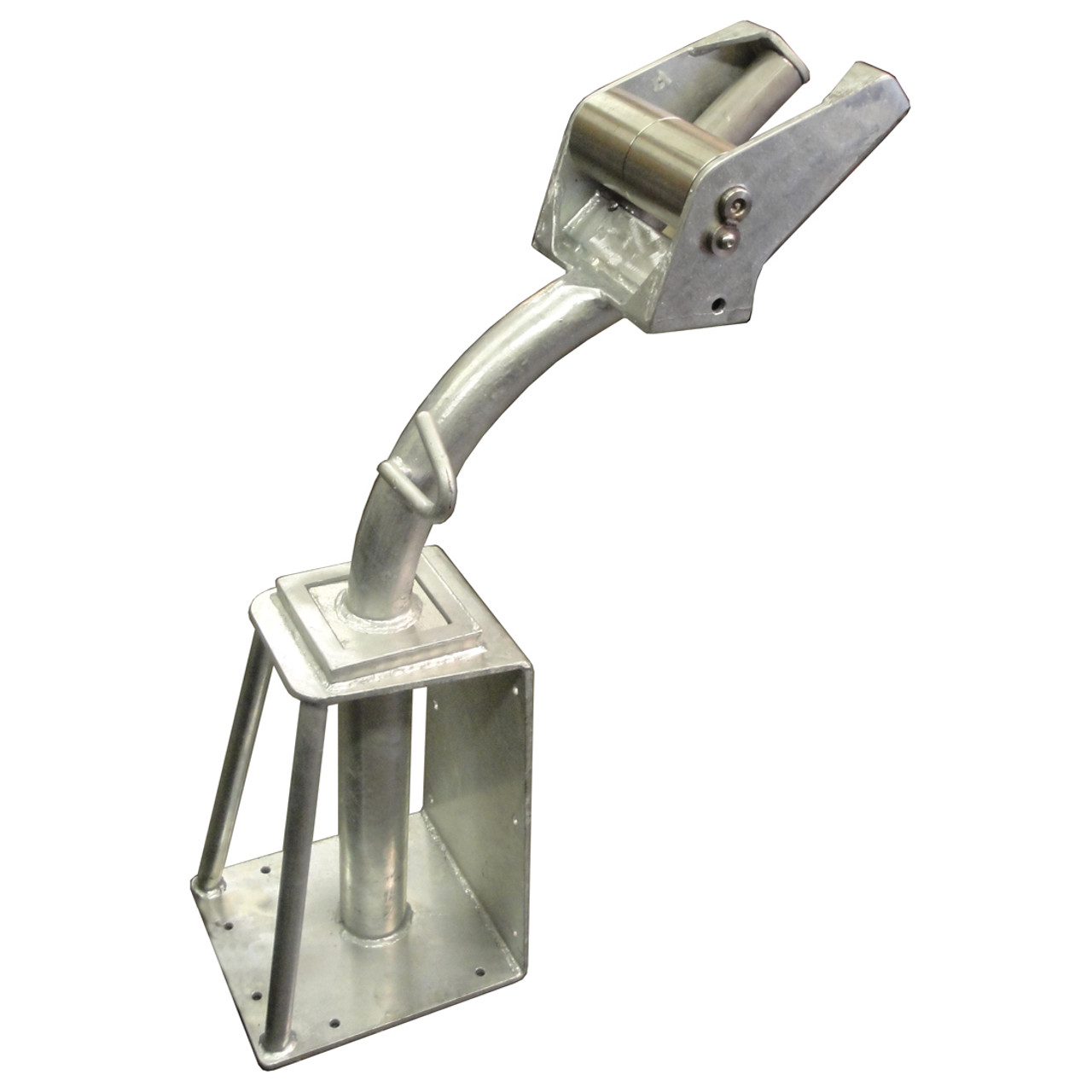 Kolstrand 'CAPTURED-4' Plug-In Style Seine Davit Roller Assembly with Galvanized Davit Socket
(Port Side Davit Roller Shown)