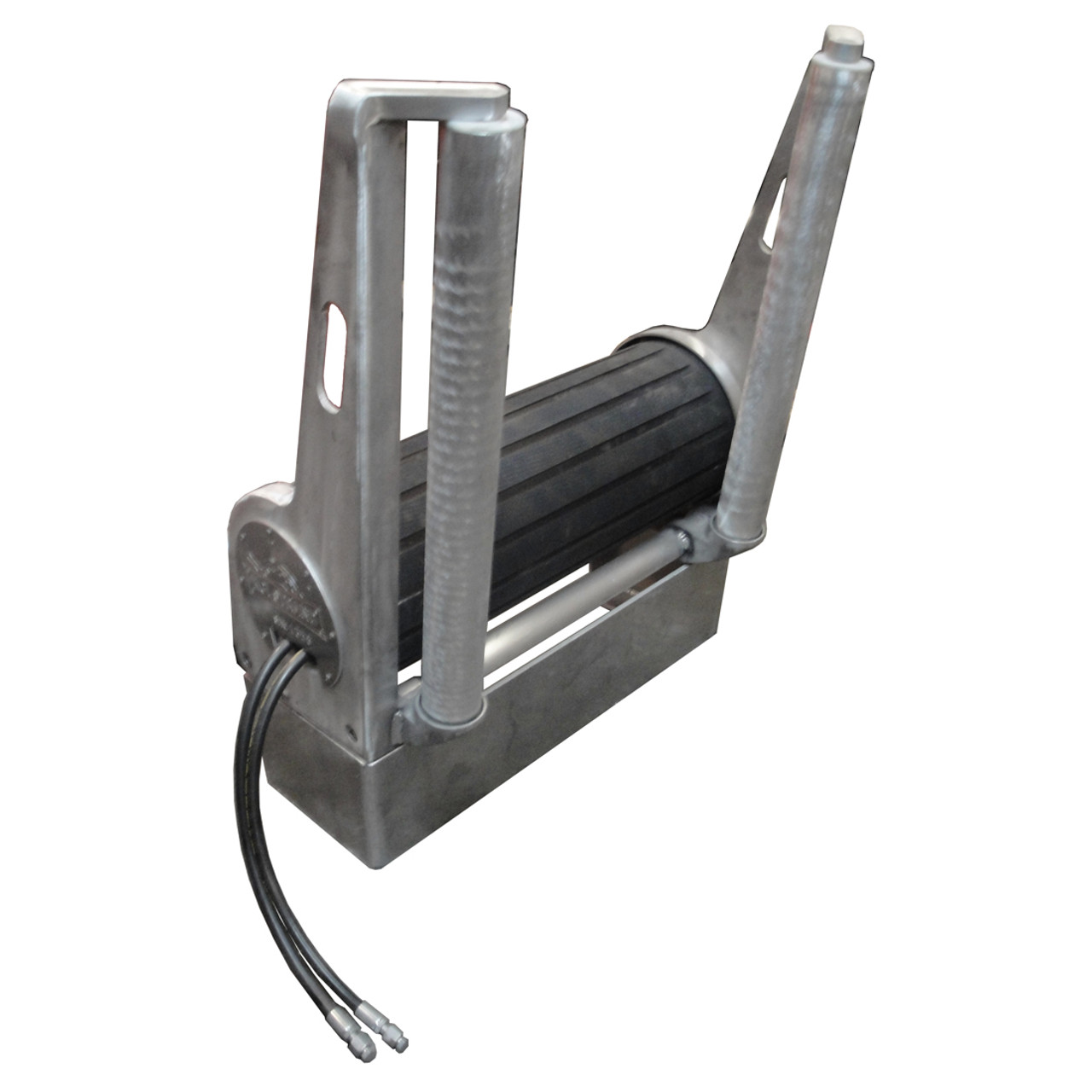 Kolstrand Aluminum 10" Tall Riser for Power Net Roller With Power Roller Mounted onto Riser