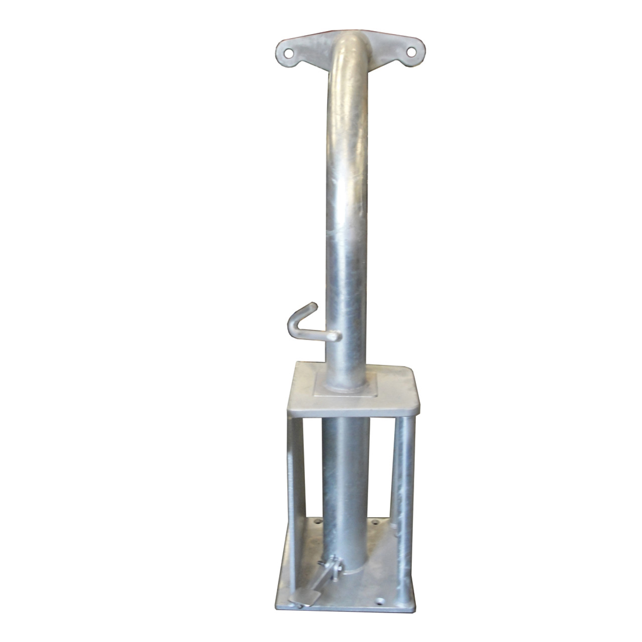 Kolstrand 'HD-4.5DOM' Steel Galvanized Square Plug-In Style Seine Davit Assembly with One Steel Galvanized Davit Socket-For Use with Purse Blocks