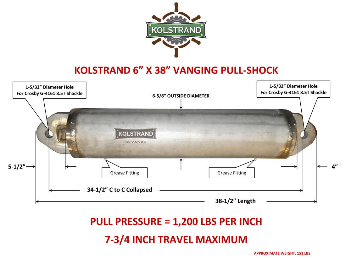 Kolstrand 6" Vanging Pull-Shock-INFORMATION SHEET
