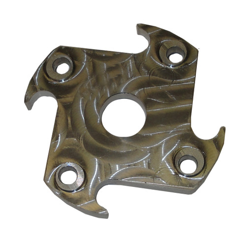 Kolstrand Heavy Duty Aluminum Drive Plate (CCW Ninja Star) for MARK II Hand Gurdy