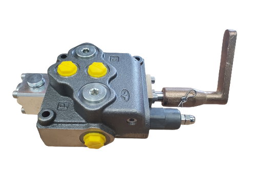 Walvoil SD11 Marinized Rotary Operated Directional Control Valve- with Rotary Brass Handle (Replacement for D10 Valve)