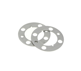 DONJO AR-335 630- 3-1/2" filler plate for use with levers on 1-3/8" doors - stainless steel