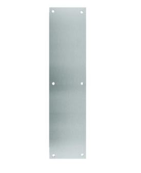 DONJO 71-629 - Push Plate 4" x 16" x .050  B4E - bright stainless steel