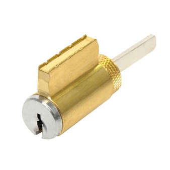 GMS K001 SX 606 KD - Knob/Lever cylinder Schlage C-K  kwy - keyed different - satin brass