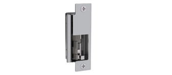 HES 8500 630 - Concealed Electric Strike body only for mortise lockset, 12/24VDC, field selectable Fail Safe/Fail Secure - satin stainless