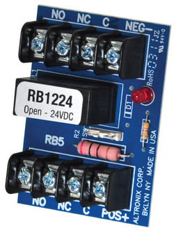 ALTRONIX RB1224  - RELAY MODULE 12V/24 DPDT 5amps 28dc or 5amps 220ac