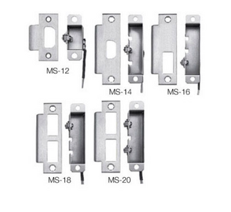 SDC MS-16 - Monitoring Strike, 4-7/8" H, SPDT, Mortise Lock Latch Status