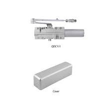 STANLEY QDC120 R 689 - SN S/TAP Grade 1 Extra HD Door Closer - Extra Duty Arm w/Hold-Open & SPRING STOP - self tapping screws, sex nu- painted aluminum