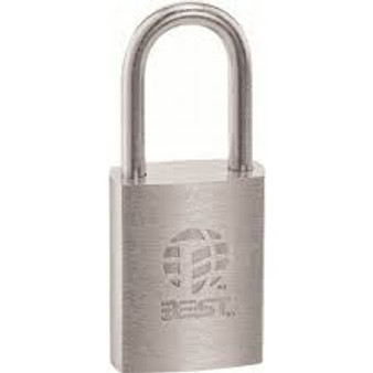 BEST 21B722LXSPL - Padlock, Less Core, cut resistant shackle 5/16" x 1-1/2"