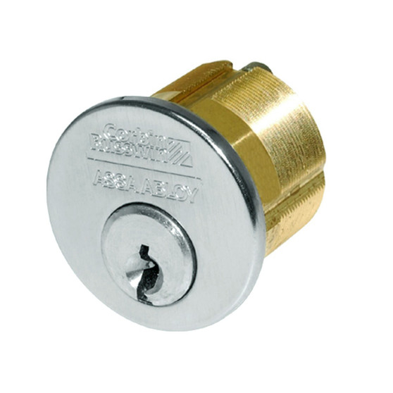 CORBIN CR1000-138-A01-6-D2-626 - 1-3/8" length, Cloverleaf cam, 6-pin, D2 keyway, 626 Satin Chrome, Keyed Random For ALARM LOCK DL3500