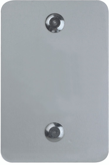 DETEX 01P x 628 - Value Series Trim - Cover plate - Aluminum
