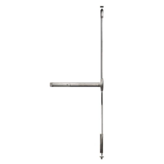 DETEX 20 x 630 x 36 x 96"- 20 Series Surface Vertical Rod Advantex SVR Panic Device (36"x96") - Exit Only  - top & bottom rod - satin stainless