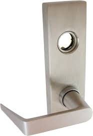 DORMA YR08630 - classroom function Y escutcheon wide stile trim, satin stainless finish