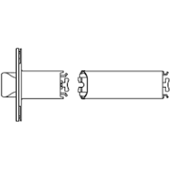 SCHLAGE 41-005 - 5" Door Latch Extension Link, 2-3/8" Backset, For AL Series Door Lock