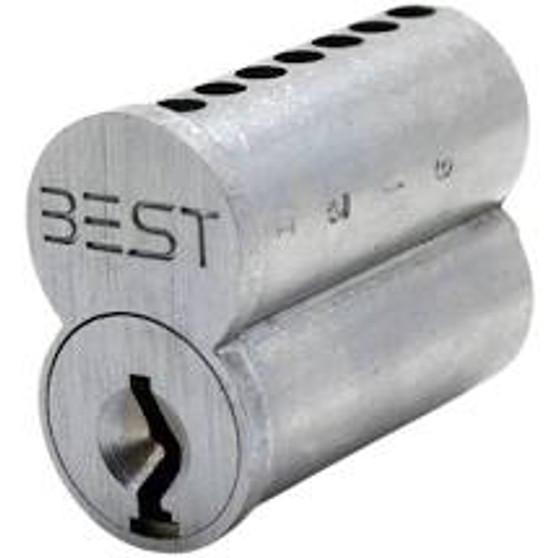 BEST 1CX7X15W1626 - CORMAX 7 pin, X15 keyway, 1(W) non-exclusive, uncombinated- satin chromium