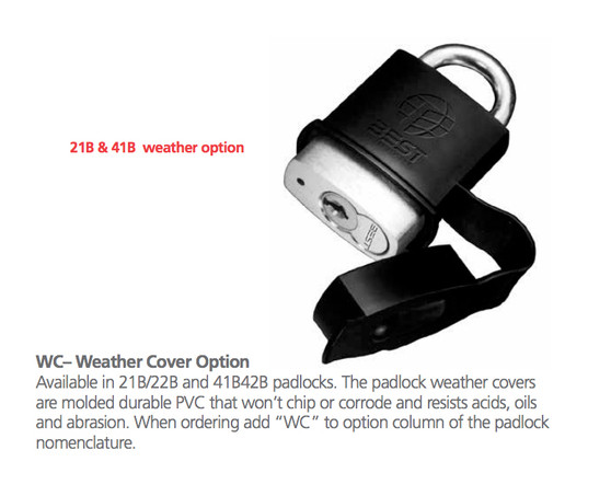BEST 11BWC -  Weather Cover for 11B Padlock