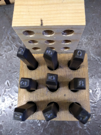 BEST DD503-3/32 - NUMBER DIES-3/32"