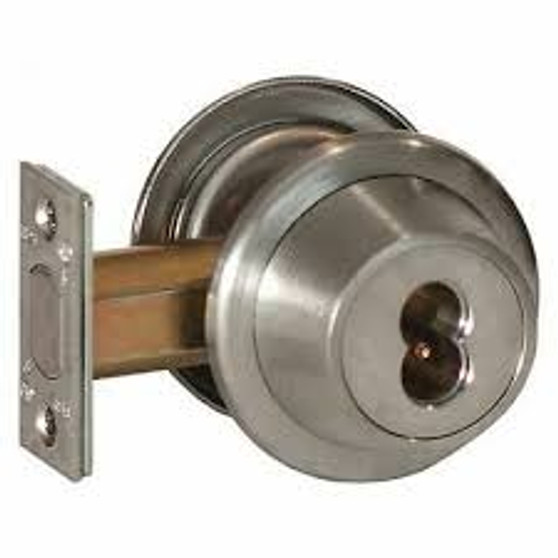 BEST 8T27KSTK626 - Single Cylinder Deadbolt-LESS CORE-satin chromium