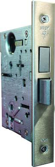 BEST 45HCAUNT626 - Universal Deadbolt-mortise lock case only-satin chromium