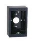 CAMDEN CM-34BL - SURFACE BOX, Standard Depth. Double wall, flame/Impact resistant black ABS, 2 3/4"W x 4 1/2"H x 1 3/4"D