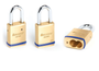 CCL 84012 - 1-3/4" KIK Brass Padlock w/o core 1-1/2" Molybdenum shackle, 1/4" shackle diameter