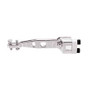 CRL 8010AS- Short, end load arm for center hung CRL edgelock door rails - aluminum