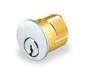 GMS M118 WR 626 KD - 1-1/8" mortise cylinder Weiser E kwy - keyed different - satin chrome