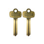 BEST 1AP1WC1KS609KS800  -  Premium blank key-WC keyway, stamped front & back