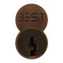 BEST 1C7H1613 -  Standard Core- 7 pin, H keyway, uncombinated-oxidized satin bronze